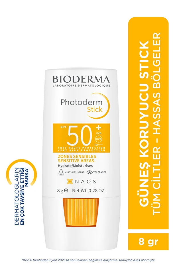  Photoderm Stick SPF50+ Hassas&Tüm Ciltler İçin Çok Yüksek Korumalı Stick Güneş Kremi 8 gr